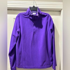 Danskin now pullover. Thin, not heavy womens pullover with zip